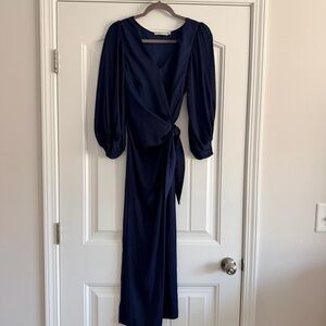 Elegant Navy Dress